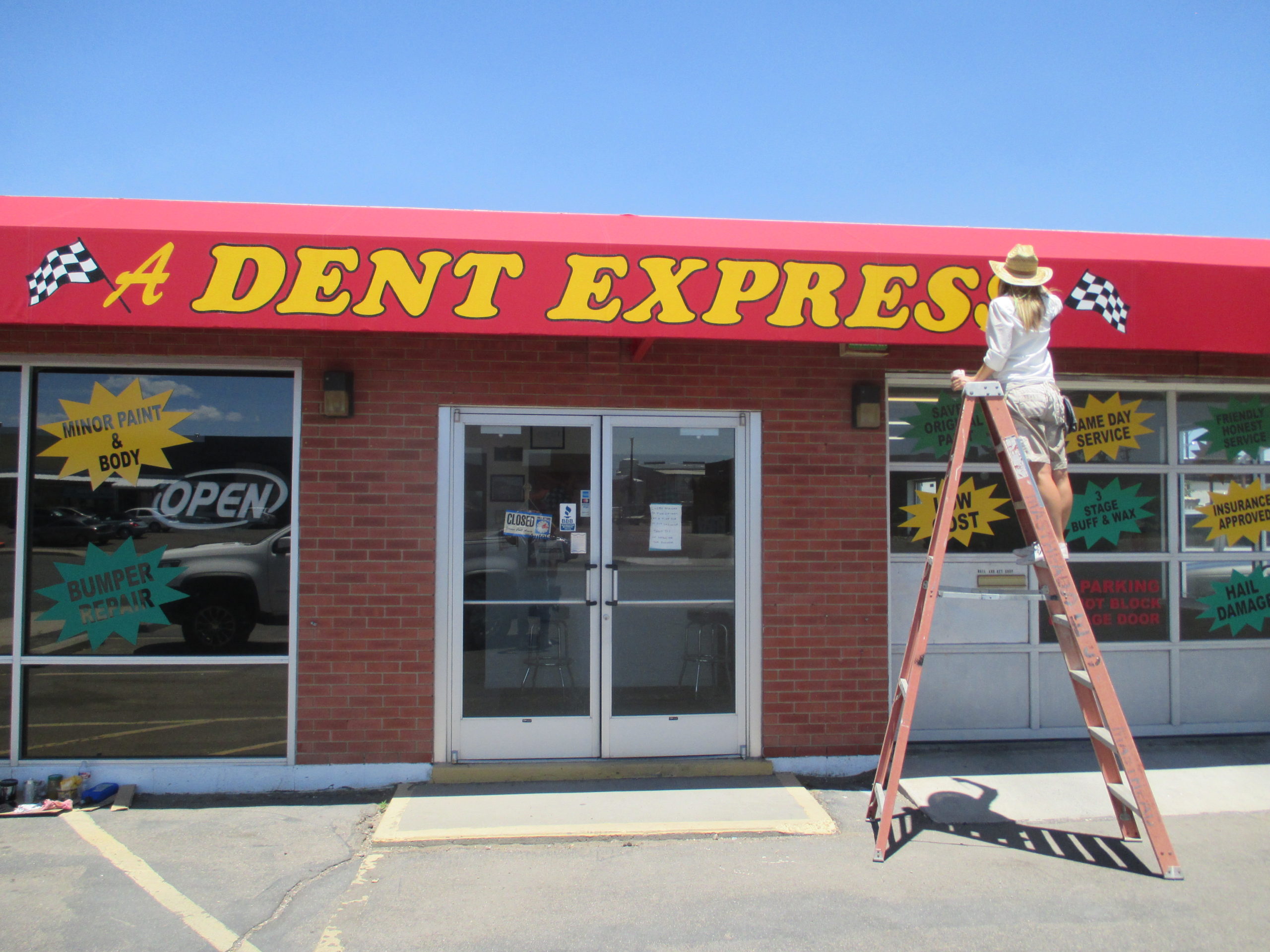 Dent Express on site